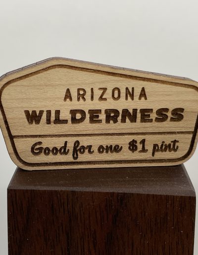 arizona wilderness wooden token