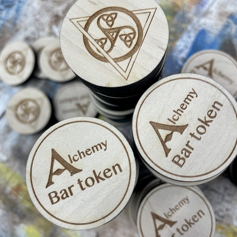 Alchemy Bar Token Drink Chips by Toasted Maple
