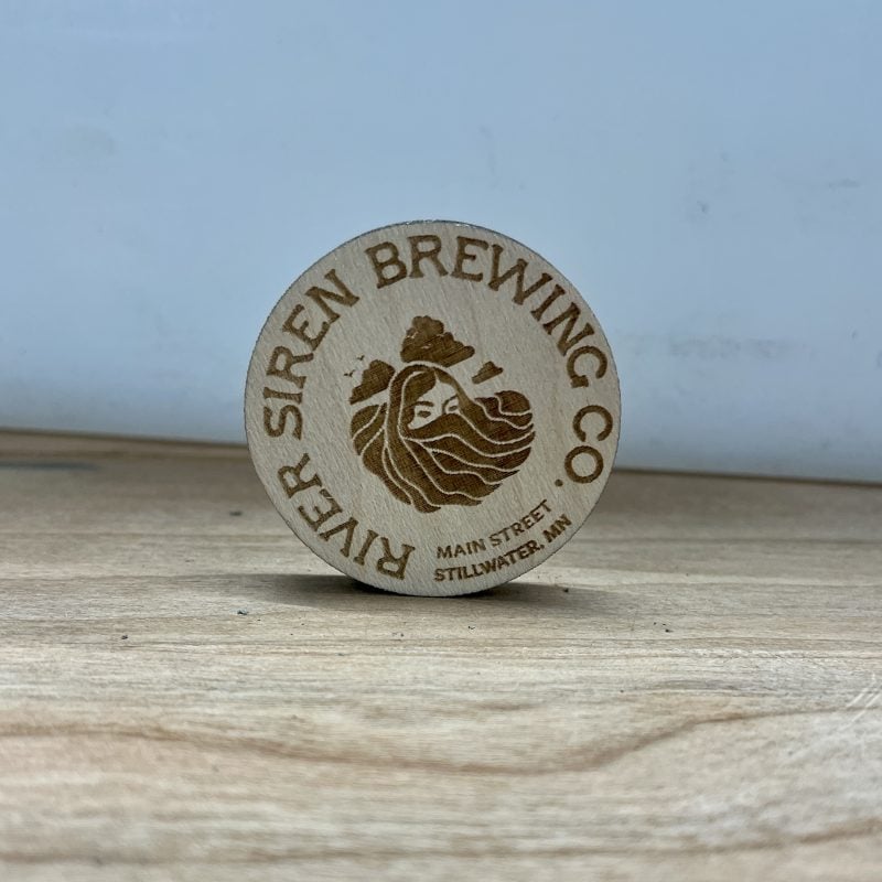 river siren brewing drink token