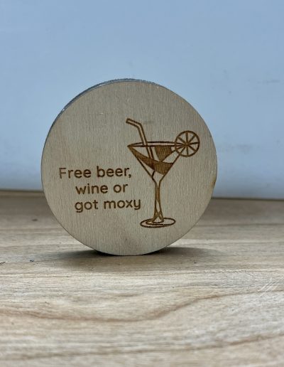 Moxy free beer token