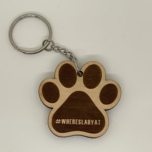 wooden keychain