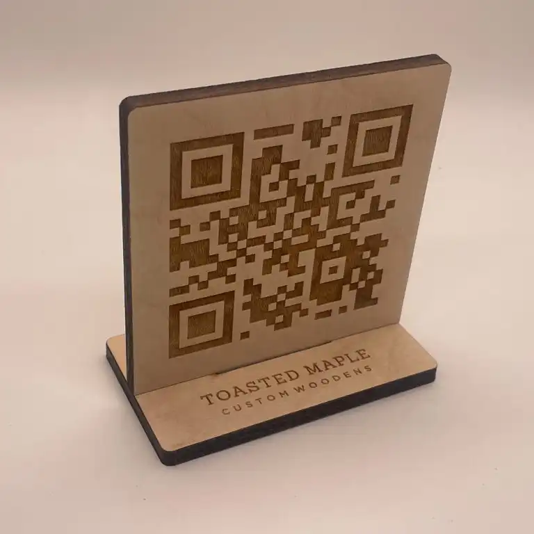 Custom Wood QR Codes