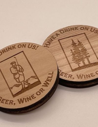 golf course free beer drink tokens