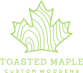 Toasted Maple Logo Bright Green