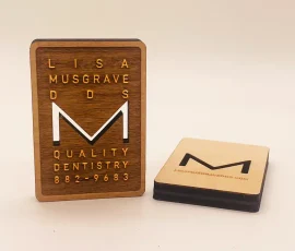 Custom Engraved Wood Tokens