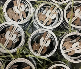 custom engraved wood ornaments bulk