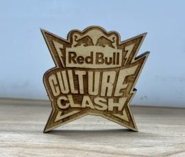 custom wooden token red bull culture clash