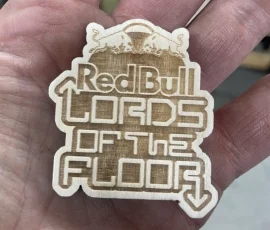 red bull lords of the floor custom shaped wood tokens