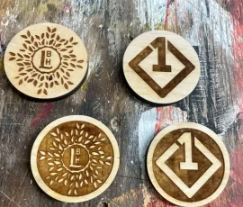 luminous brewhouse custom engraved nickels