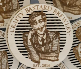 Custom Engraved Wood Coasters