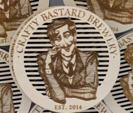 Custom Engraved Wood Coasters