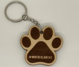 custom engraved wood keychains