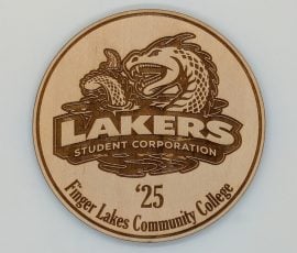 Engraved Wood Coasters for Colleges and Universities
