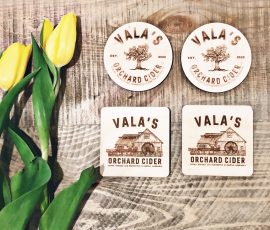 villas orchard cider custom tokens