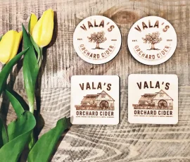 villas orchard cider custom tokens