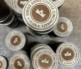Custom Wood Free Drink Tokens For Coffee Shop